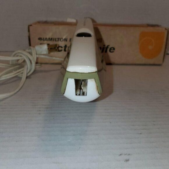 Vintage Hamilton Beach Electric Knife Avocado Model 275a Meat Bread - Picture 3 of 16